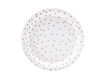 Picture of PAPER PLATES POLKA DOTS WHITE 18CM - 6 PACK